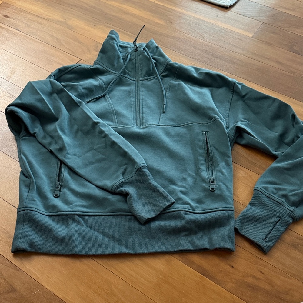 Old Navy Teal Half-Zip Dynamic Fleece 1/4 Zip - Size S!
